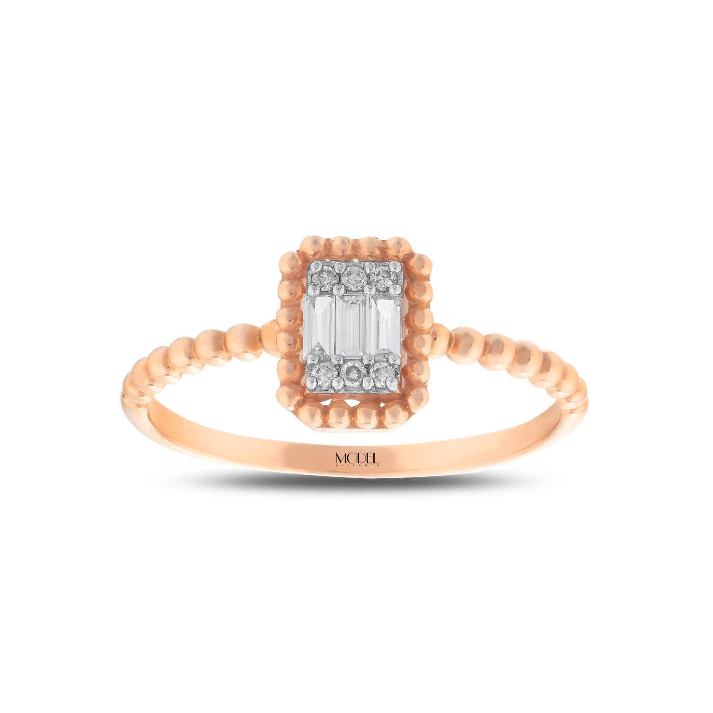 BGT0008363-1.jpg Baget Yüzük 0,12 Karat - Görsel 1