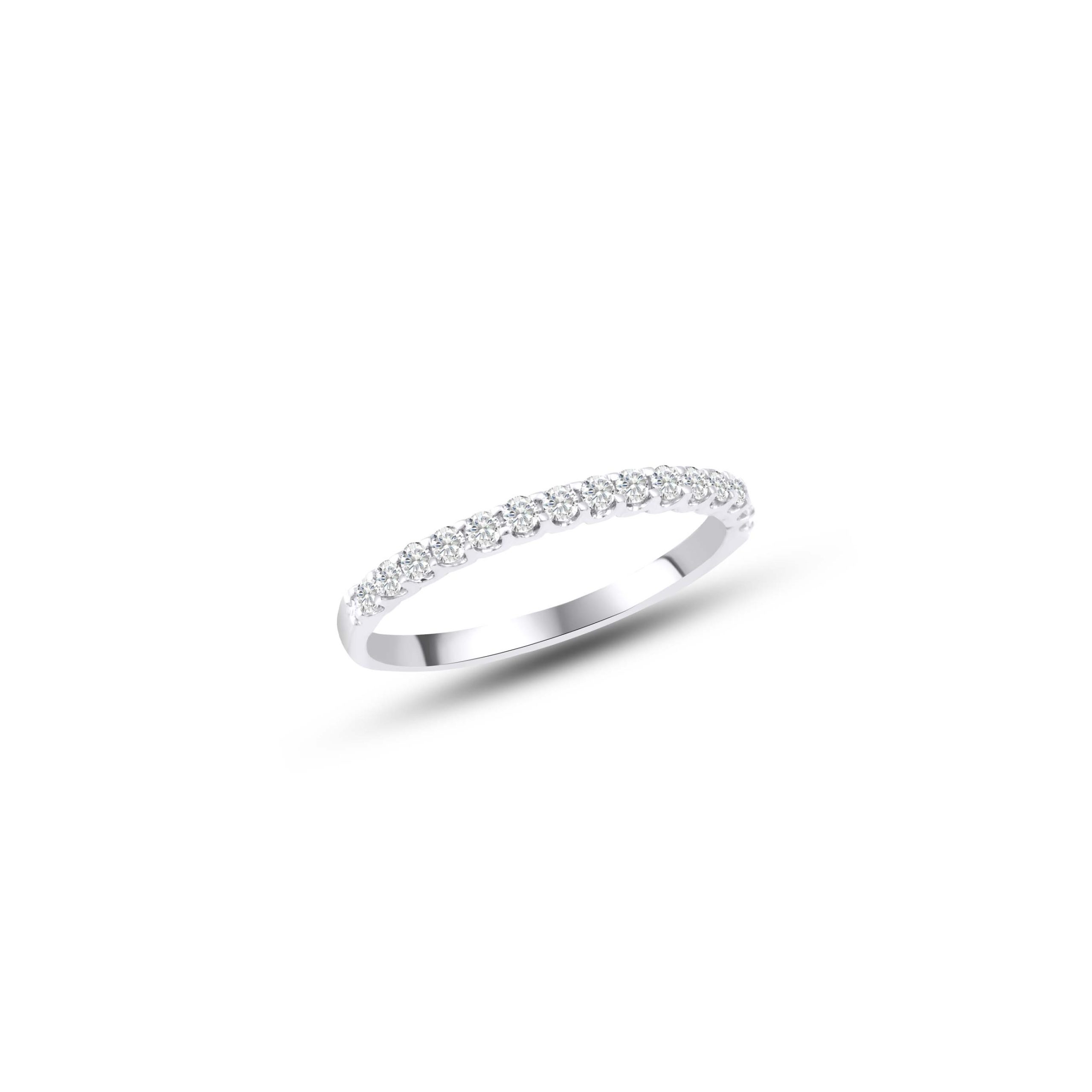 Pırlanta Yarımtur  Yüzük 0.24 Karat